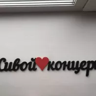 Order a hashtag made of wood for the event