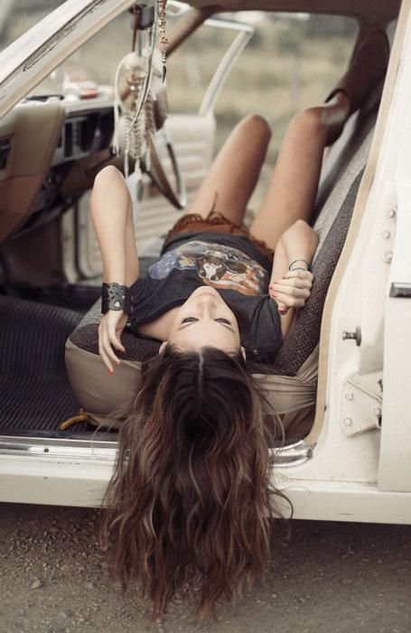 ideas for beautiful photos in the car