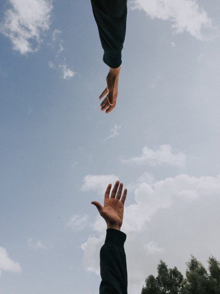 how fun it is to take a picture of yourself against the sky.