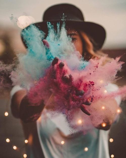 how you can take a nice picture with paint