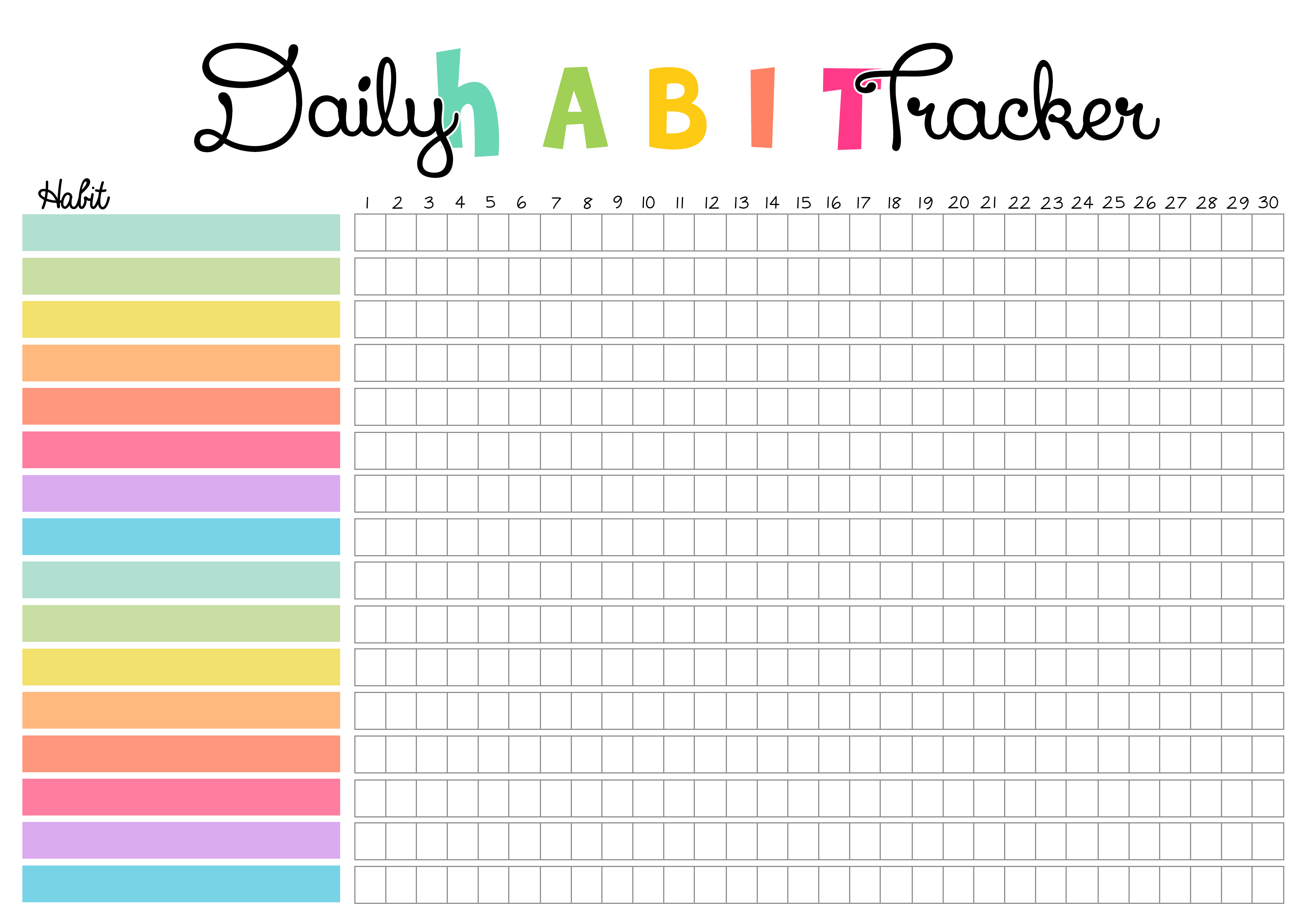 habit tracker